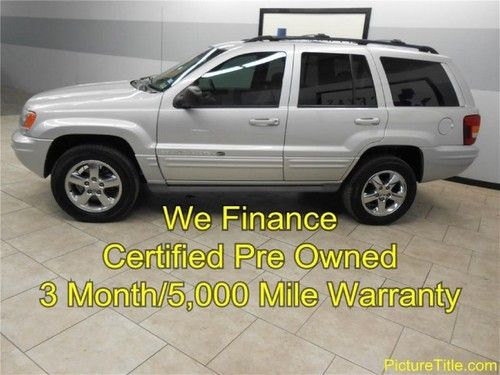 03 grand cherokee overland 4x4 leather heated seats sunroof finance texas