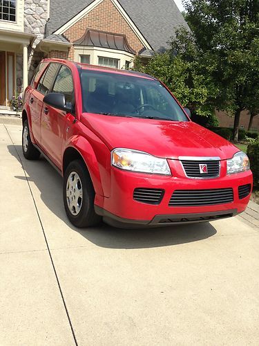 2006 saturn vue base sport utility 4-door 2.2l, chili red, low mileage