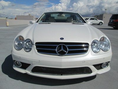2007 WHITE V8 LEATHER NAVIGATION PANORAMA MILES:34K CONVERTIBLE, image 4