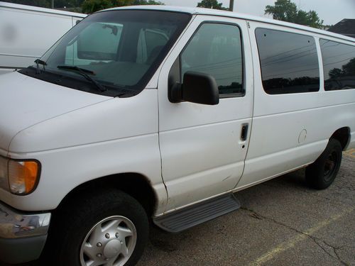 2001 econoline ford bus van v10 6.8l engine 10 passanger van great work van