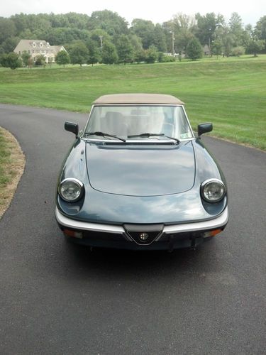 1987 alfa romeo spyder veloce