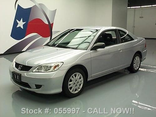 2004 honda civic lx coupe automatic cruise ctrl 28k mi texas direct auto