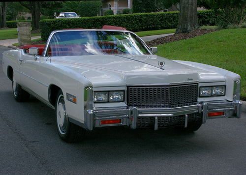 Immaculate original survivor -1976 cadillac eldorado convertible  - 30k orig mi