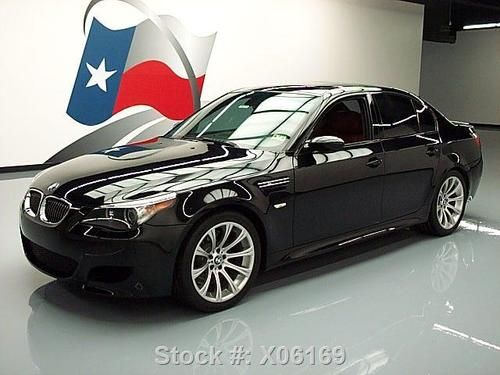 2006 bmw m5 500hp v10 sunroof nav htd seats 19's 54k mi texas direct auto