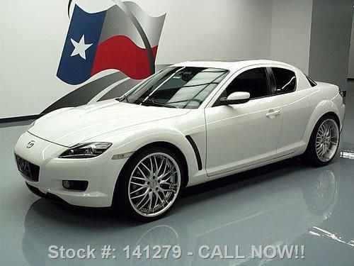 2005 mazda rx-8 6-speed heated leather sunroof 20's 59k texas direct auto