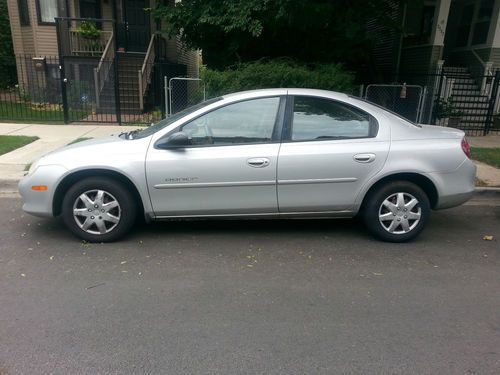 2000 dodge neon high line sedan 4-door silver