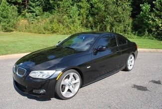 2011 335i m sport 2 dr coupe blk/blk 9k miles fact warranty like new in and out