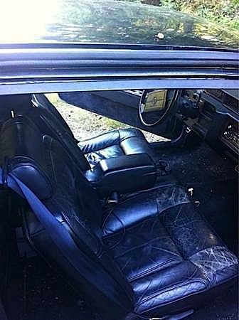 1991 Cadillac DeVille Coupe BLACK, image 2