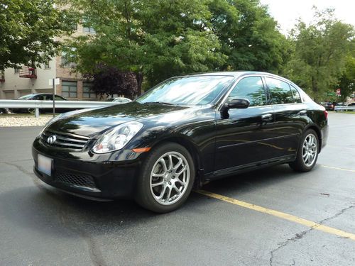 2005 infiniti g35 6mt sedan 4-door 3.5l w/ premium package: immaculate 10k miles