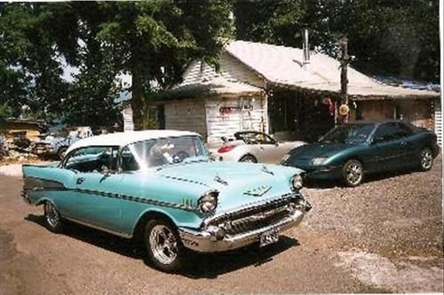 Classic chevy 2 door coupe runs great