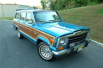 1986 jeep grand wagoneer/woody w 60k documented miles/spectacular!