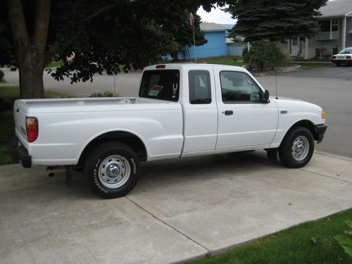 White extended cab