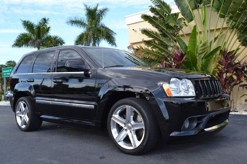 Srt srt8 hemi florida suv awd navigation sunroof leather dvd 62k carfax cert