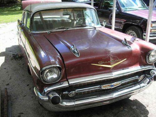 1957 Chevy BelAir 4dr Resto Project or Driver, US $7,500.00, image 2