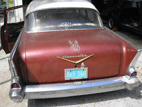 1957 Chevy BelAir 4dr Resto Project or Driver, US $7,500.00, image 17