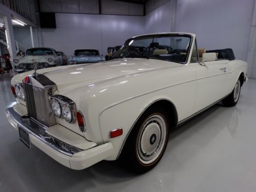 1990 rolls-royce corniche iii convertible, 1 of 452 made worldwide over 3-yr run