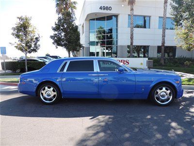 2007 rolls royce phantom ewb extended wheel base blue over gray a must see