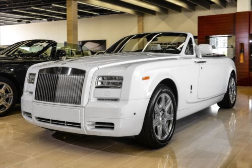 Drophead coupe; save $80,000+ off msrp; msrp $510,345; arctic white