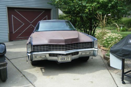 1967 cadillac eldorado, stored over 30 years, no rust out