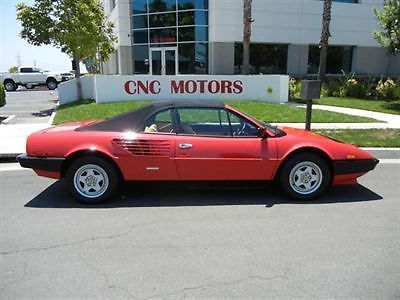 1983 ferrari mondial convertible spider cabriolet only 26,000 miles rosso corsa