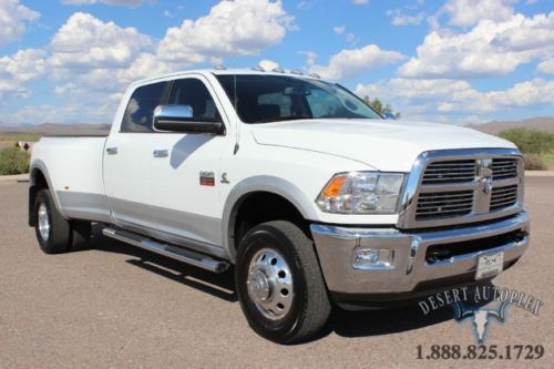 Dodge ram 3500 crew cab 4x4 diesel dually cummins truck laramie nav drw carfax