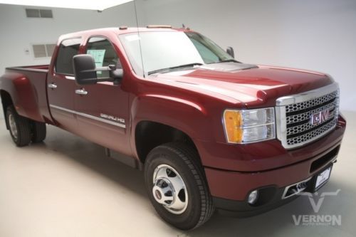 2014 drw denali crew 4x4 navigation sunroof leather heated rear dvd diesel