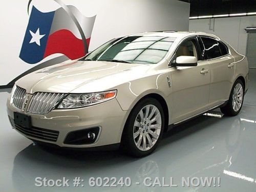 2011 lincoln mks pano roof nav rear cam 20&#034; wheels 26k texas direct auto