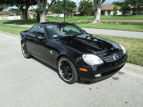 Black Beauty Mercedes SLK 230 custom tires and wheels new paint runs perfect, image 5