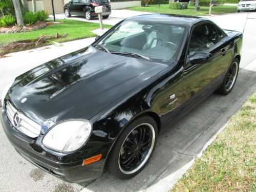 Black Beauty Mercedes SLK 230 custom tires and wheels new paint runs perfect, image 7