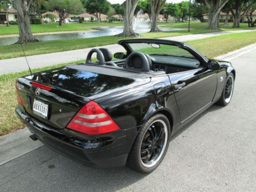 Black Beauty Mercedes SLK 230 custom tires and wheels new paint runs perfect, image 11