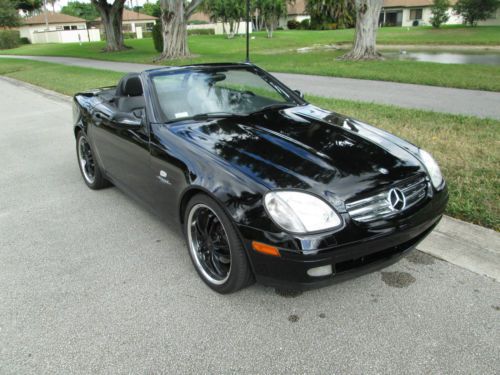 Black Beauty Mercedes SLK 230 custom tires and wheels new paint runs perfect, image 15