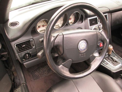 Black Beauty Mercedes SLK 230 custom tires and wheels new paint runs perfect, image 22