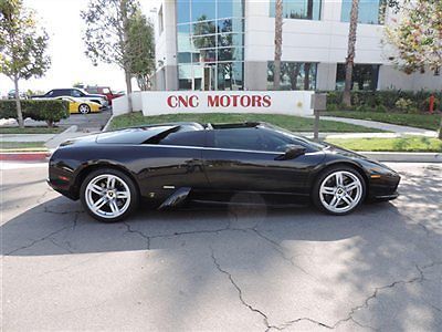 2006 lamborghini murcielago roadster / convertible low miles black lp640 lp 640