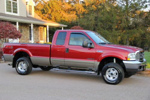 2003 ford f250 xcab lariat fx4 7.3l diesel 87k actual miles 4x4 mint no reserve