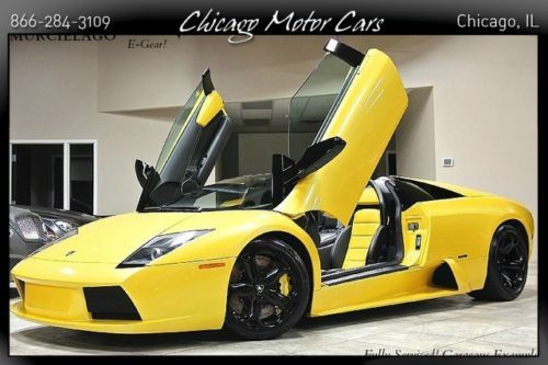 2005 lamborghini murcielago roadster pearl yellow completely serviced hardloaded