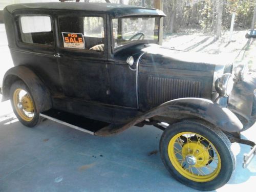 1931 ford model a sedan, streetrod, rat rod, hot rod