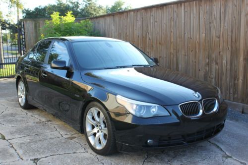 2005 bmw 545i sport - 6-speed - nav - heads up display