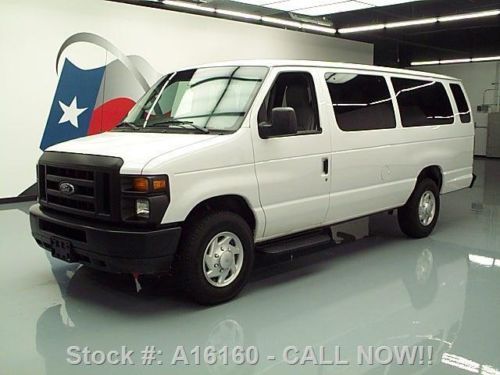 2010 ford e-350 xl extended 5.4l v8 15-passenger 14k mi texas direct auto