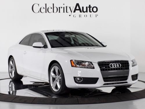 2012 audi a5 quattro, white/blk premium plus triptonic sport pkg mvi navigation