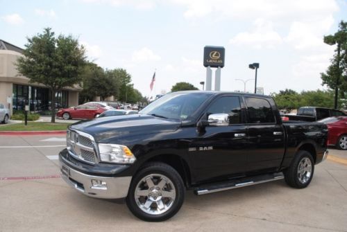 09 dodge ram 1500 laramie hemi 4x4 navi heated leather cd chrome one owner