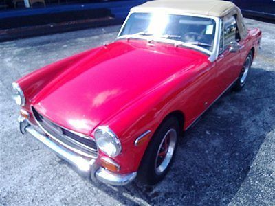 1972 mg convertible 4 speed clean restored five years ago runs great good gas mi