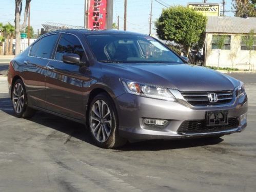 2013 honda accord sport damaged rebuilder runs!! good cooling! export welcome!!