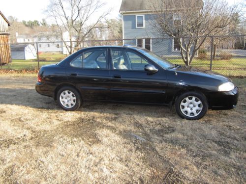 2002 sentra leather, automatic, ac, power windows/locks 71k miles gxe nice car !