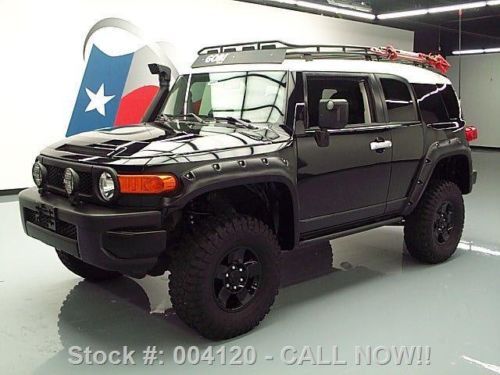 2008 toyota fj cruiser 4x4 auto lifted roof rack 97k mi texas direct auto