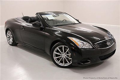 7-days *no reserve* &#039;10 g37 hard top nav bose xenon tv/dvd warranty carfax