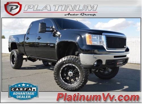 2010 gmc sierra 2500 slt navigation, lifted, black 4x4