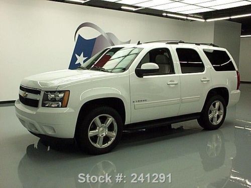 2009 chevy tahoe lt 4x4 8-pass sunroof leather dvd 55k! texas direct auto