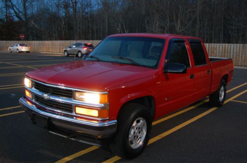 1997 chevrolet k1500 silverado 5.7l 4x4 crew cab short bed ultra rare centurion