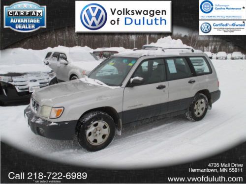 2001 subaru forester 4dr manual