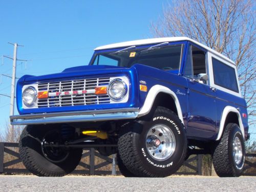 Awesome 1971 ford bronco classic nicely restored 302 with air ready to show n go